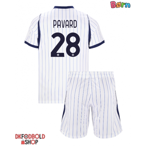 Inter Milan Benjamin Pavard #28 Udebanesæt Børn 2026-27 Kort ærmer (+ korte bukser)